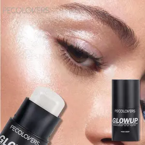 Waterproof Multi-Functional Blush Stick,Highlight Contour Stick Plush Blush Stick, Waterproof, Long-Lasting Glow for Natural Sculpted Look