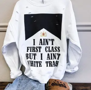 White Trash Comfort Color Tee