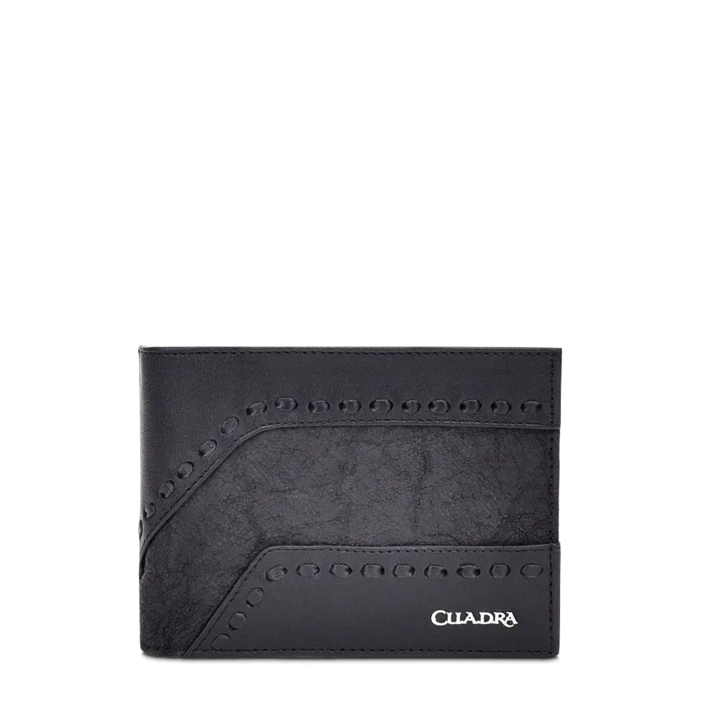 Negro Elephant Embroidery & Laser Wallet DU376
