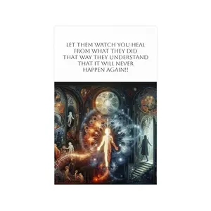 Inspirational Matte Posters for Healing and Empowerment, Wall Art for Home Decor, Motivational Quotes, Spiritual Growth, Gift for Friends