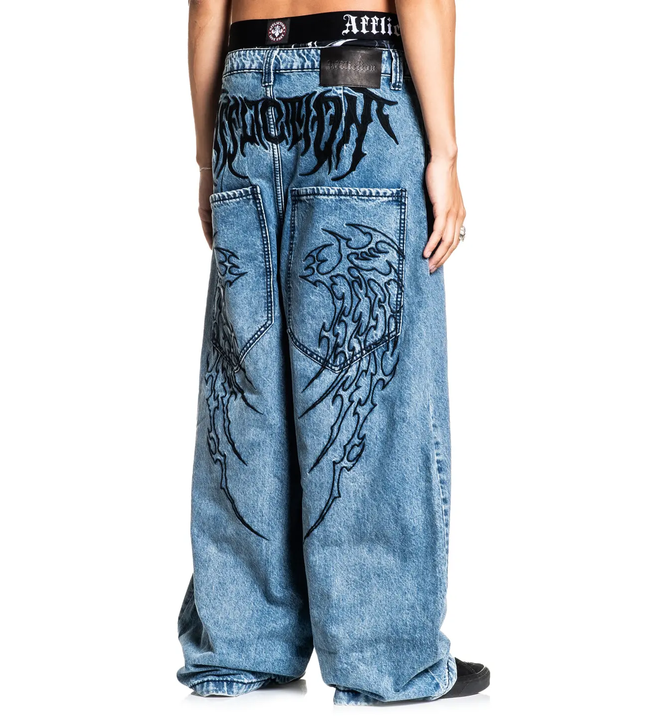 Affliction Men's Jeans Tribal & Wings Denim Affliction Men's Jeans Tribal & Wings Denim