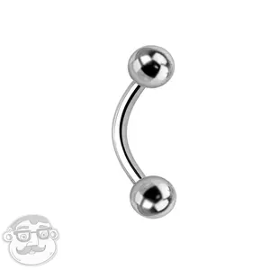 Internally Threaded Titanium Curved Barbell
