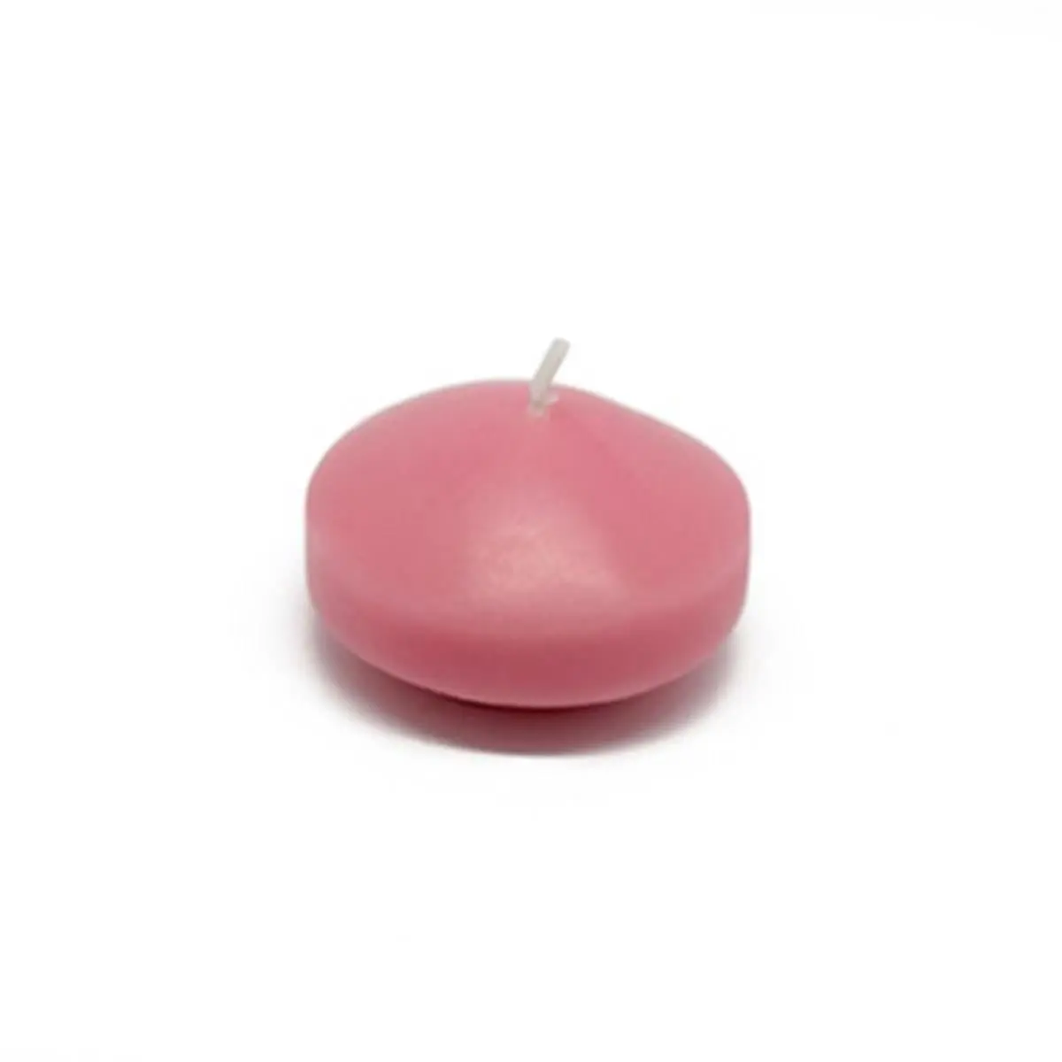 Jeco CFZ-004-12 Unscented Pink Solid Handpoured Wax Floating Water Candles, 1.75 in., 3h Burn Time, 288-Piece Home Supplies for Room Decor, Wedding Decorative Candles