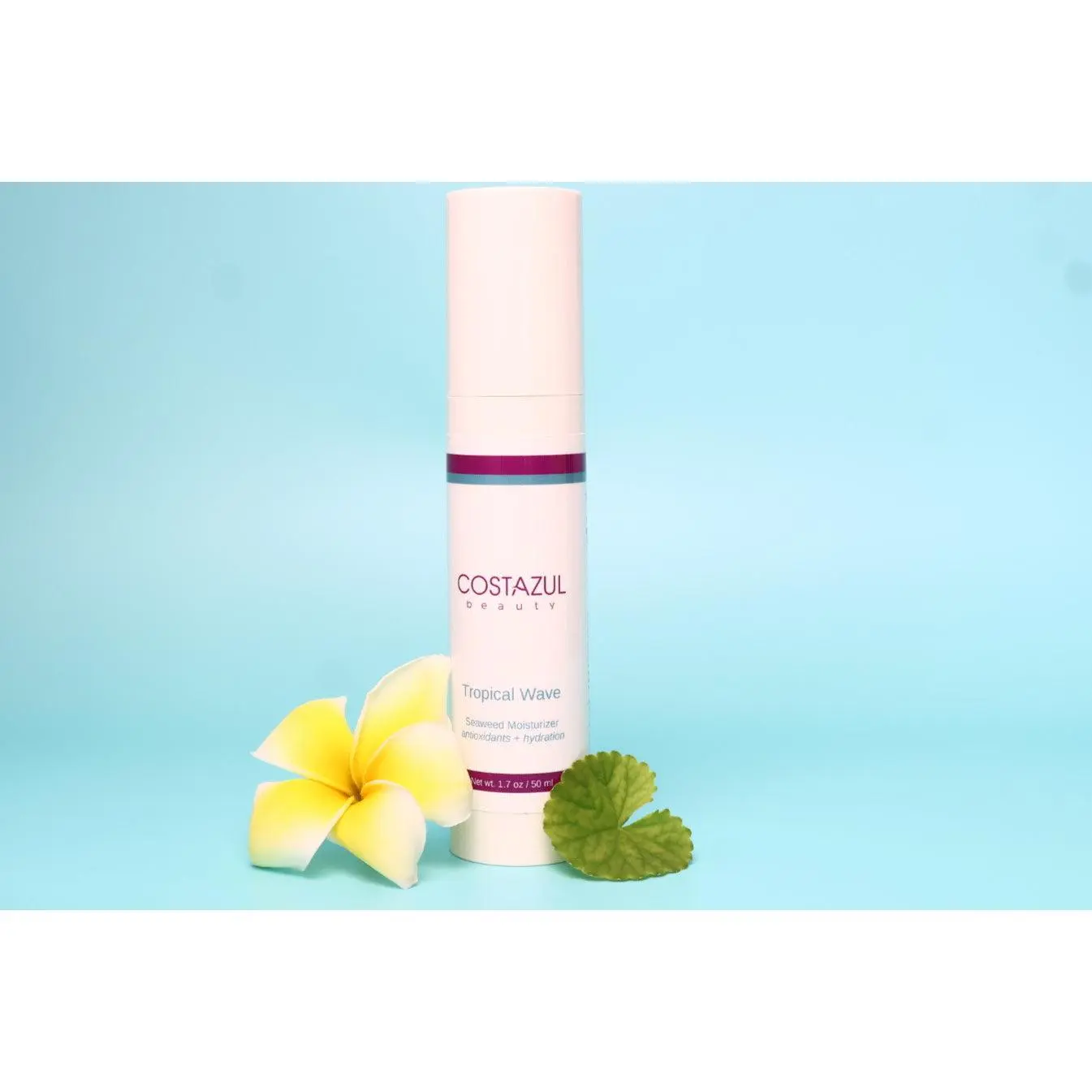 Costazul Beauty® Tropical Wave Moisturizer - Lightweight Facial Lotion with Coconut & Cucumber for Hydrating & Nourishing Skin Care