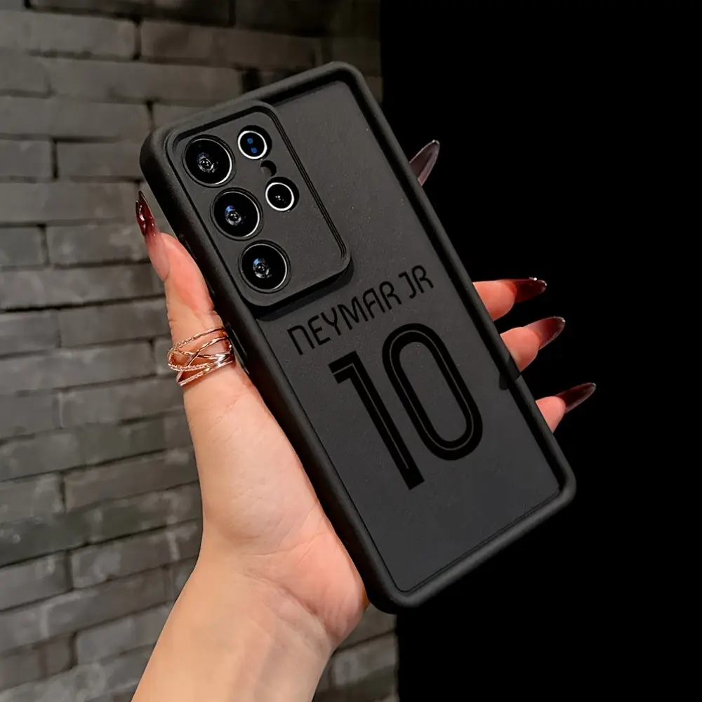 Creative Phone Case Featuring Neymar'S No, 10 Jersey, Compatible with for samsung for galaxy S25, S24, S23, S22, S21, S20 FE Ultra Plus, 4G, And 5G, Made of Soft TPU for Drop Protection