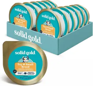 Solid Gold Mighty Mini Chicken & Salmon Wet Food for Toy & Small Dogs - 12 Pack