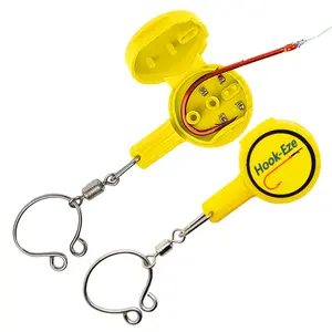 HookEze Fishing Knot Tying Tool (Standard) | Pack of 2 | Yellow HookEze Fishing Knot Tying Tool (Standard) | Pack of 2 | Yellow