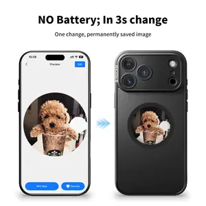 Yeocase Shockproof Magnetic Case with MagSafe Camera Ring Holder For Smart NFC E-Ink Smart Phone Case – Change Your Phone Back Instantly iPhone 17promax/16promax gift