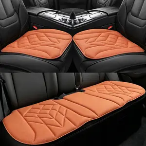 3-Piece Car Seat Cushion Set, Memory Foam Breathable Anti-Slip Pads