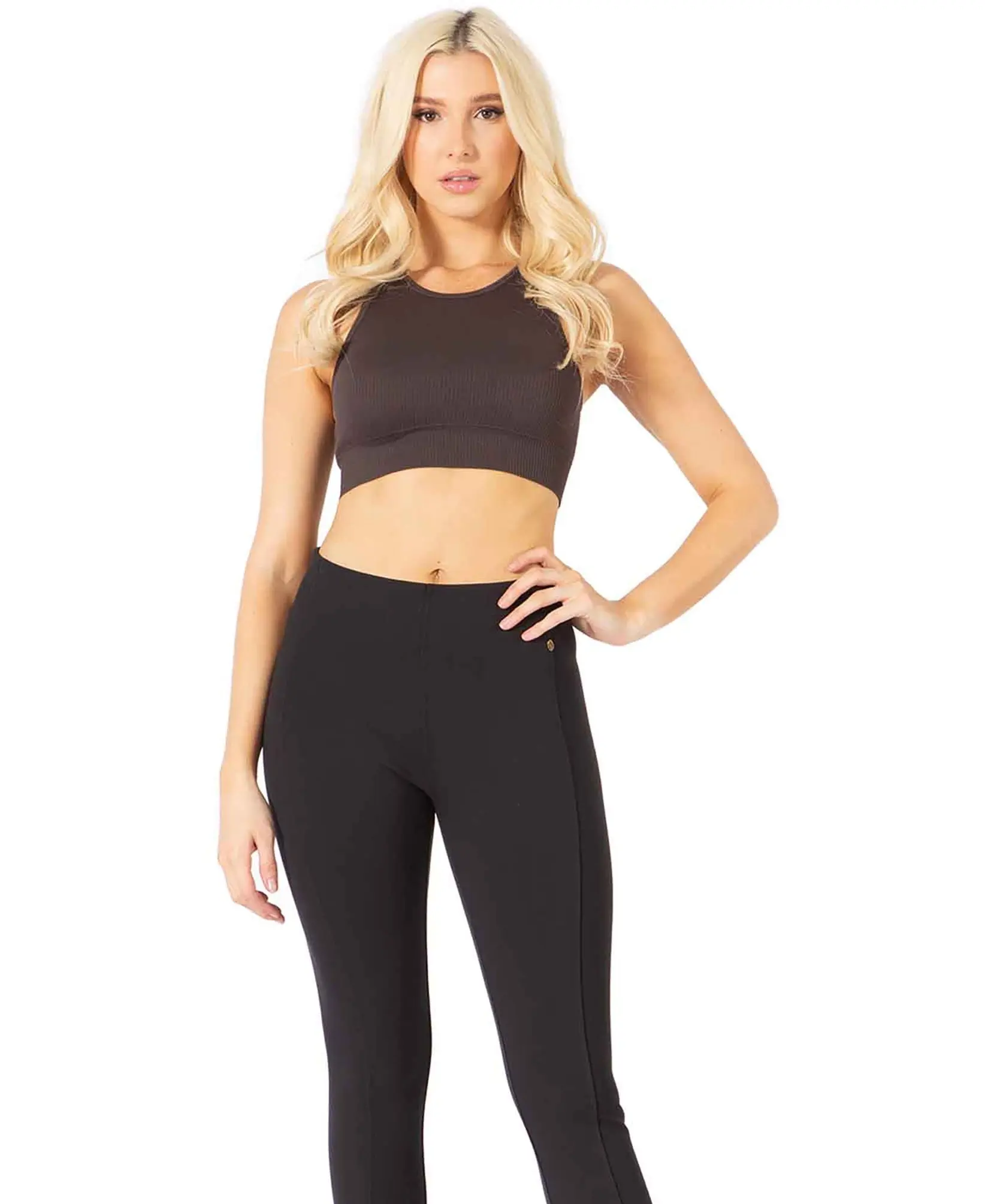 Seamed Stretch Ponte Leggings