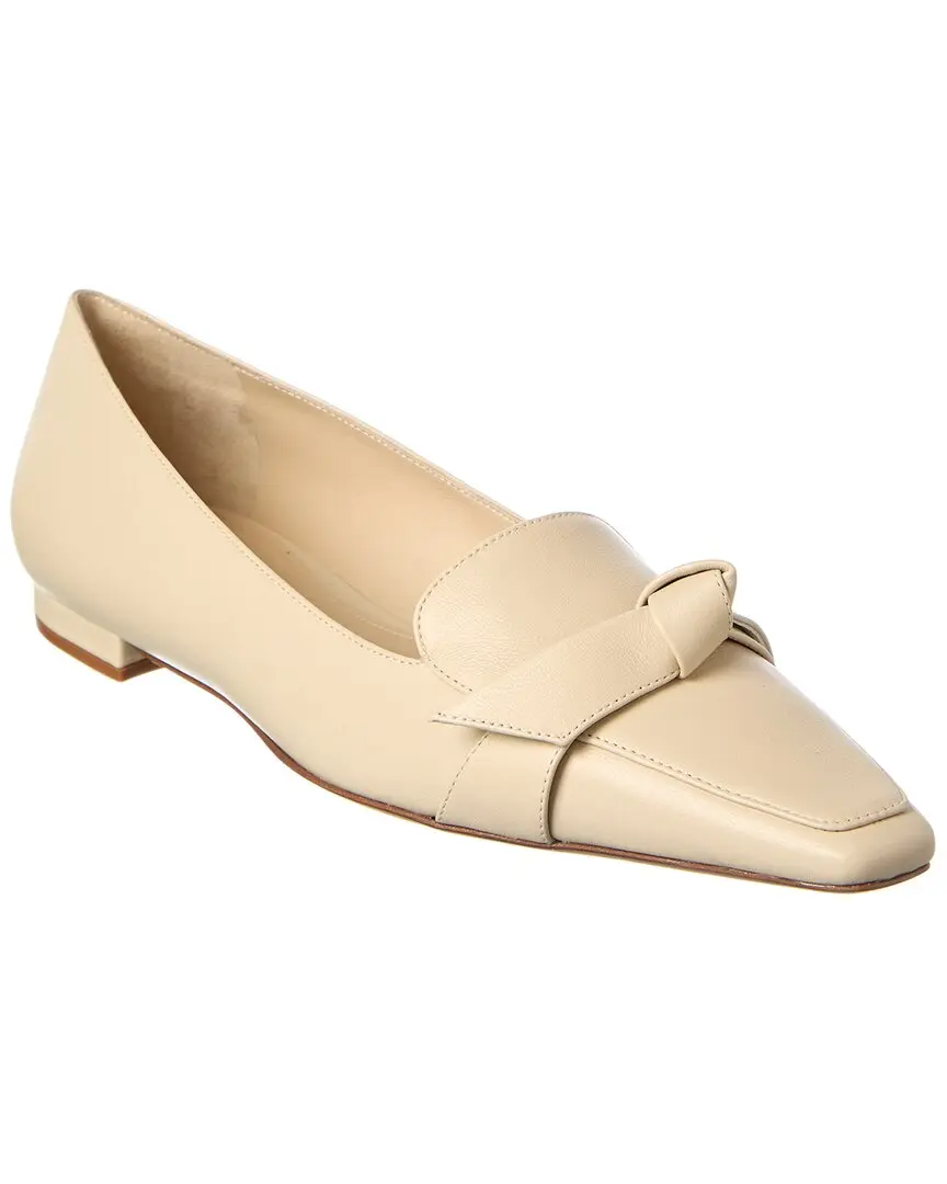 Alexandre Birman Clarita Square Leather Loafer