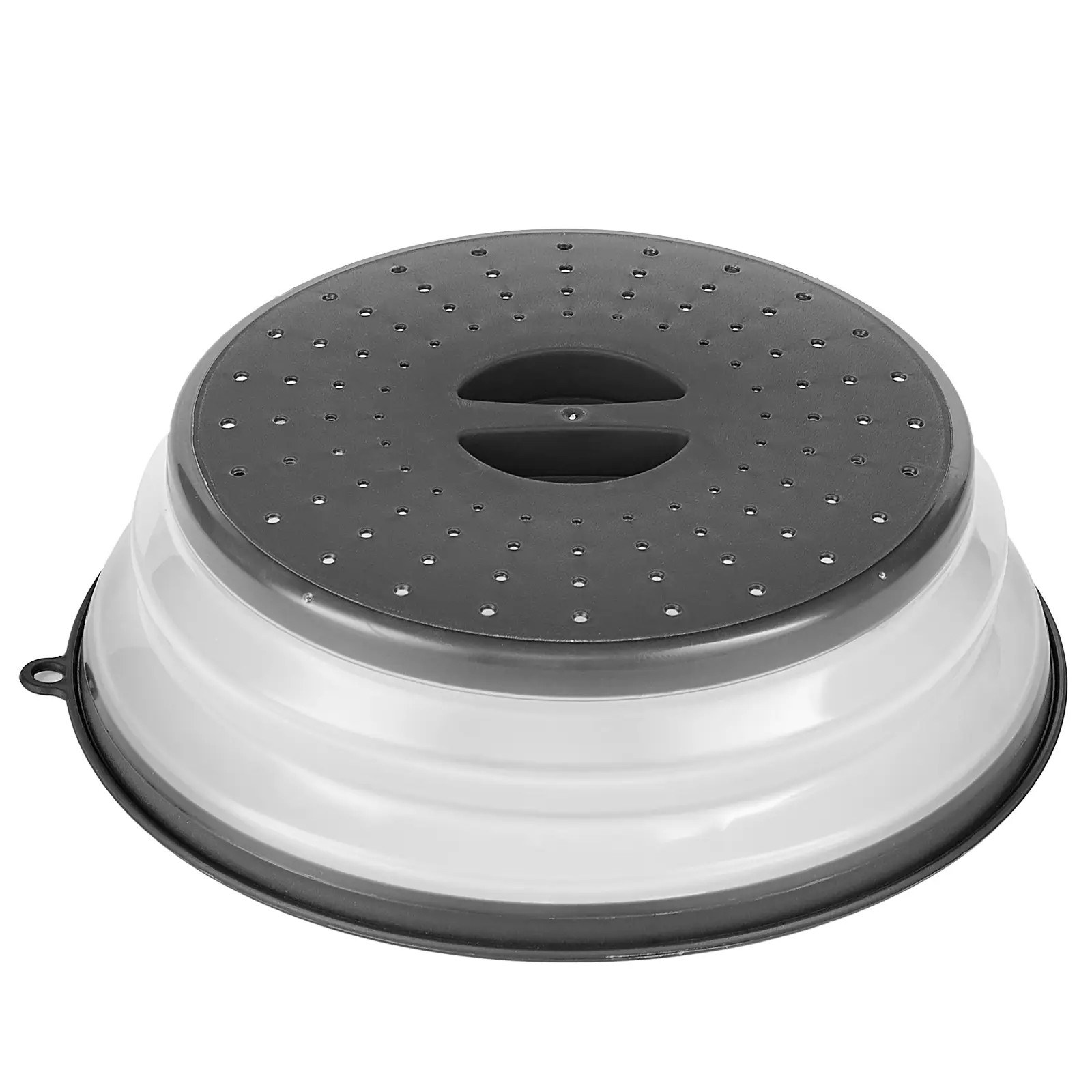 VEVOR 2PCS Microwave Splatter Covers, 10.4" Collapsible Microwave Lid for Food, 300°F Heat-Resistant PP Splatter Guard for Plate Dish, Multi-Use Kitch