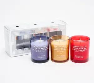 HomeWorx by Slatkin + Co. 3pc Limoncello Cake Candle Gift Set