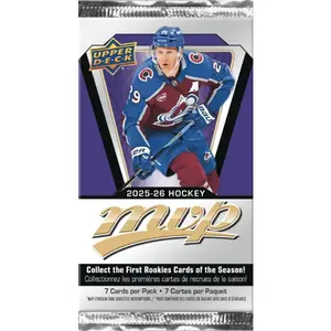 2025-26 Upper Deck MVP Hockey Retail Pack (7 Cards) 2025-26 Upper Deck MVP Hockey Retail Pack (7 Cards)