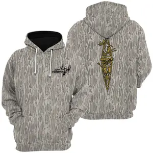 Hoyt Bowhunting Camo Shirt, Vintage Outdoor Silhouette Graphic Tee, Soft Camo T-Shirt, Sweatshirt, Hoodie with Tree Print, Long Sleeve Outdoor Hunting Pullover Hooded