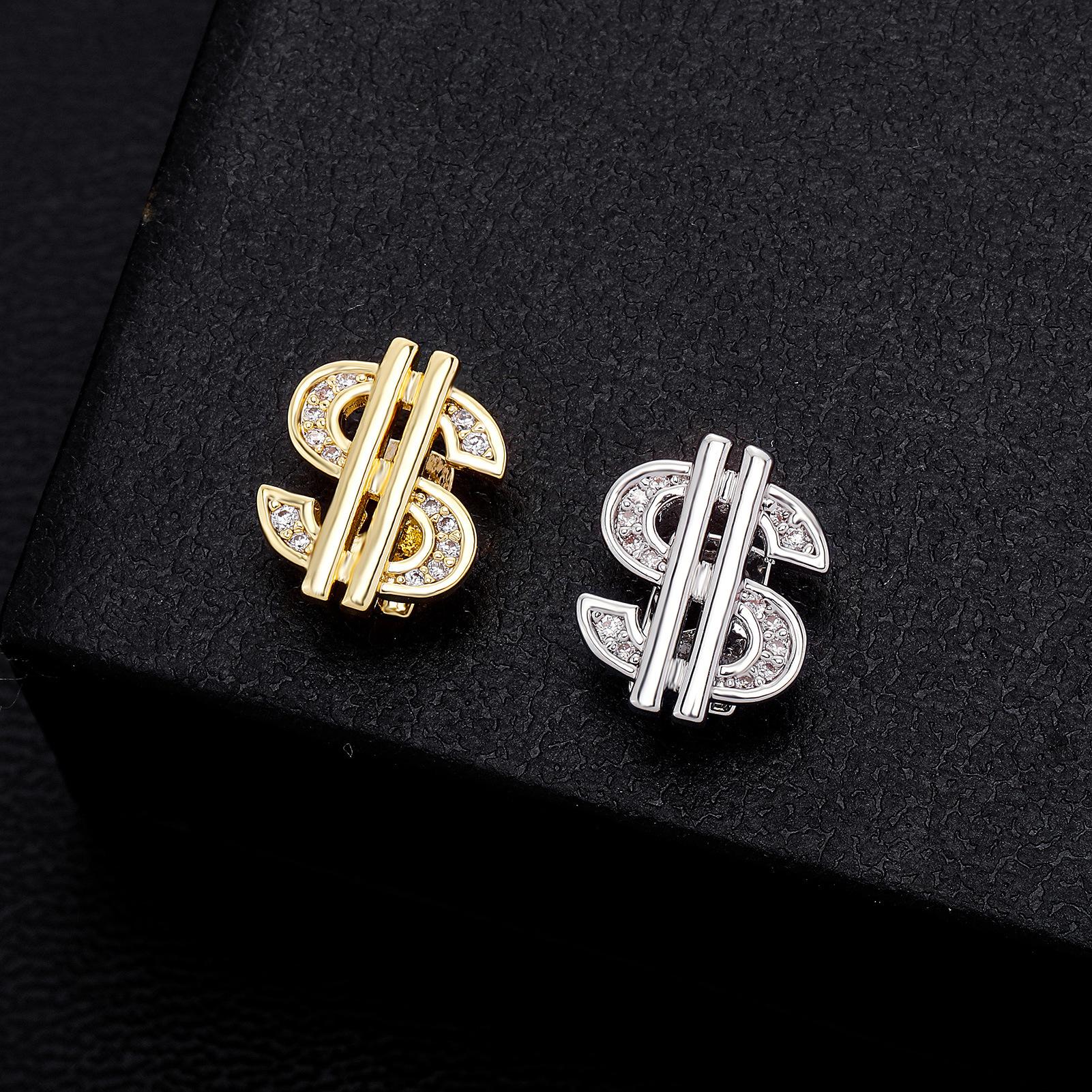 New personality and fashion selling single braces love full zircon braces TEMU explosions Halloween braces exquisite daily tide matching ornaments.