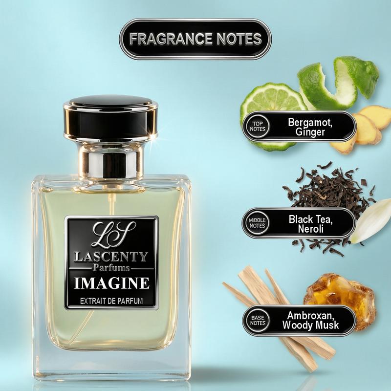 IMAGINE by LaScenty | Inspired by L. VTN Imagination Fragrance | Perfume Smells Like Fresh Woody Citrus Imagination Impression | Unisex Extrait Concentration