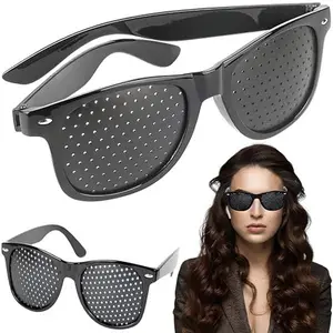 Unisex Pinhole Glasses Anti-MyopiaAstigmatism Glasses Men's Women's Vision|Improvement Strabismus Correction FatigueGlasses stylish  specs