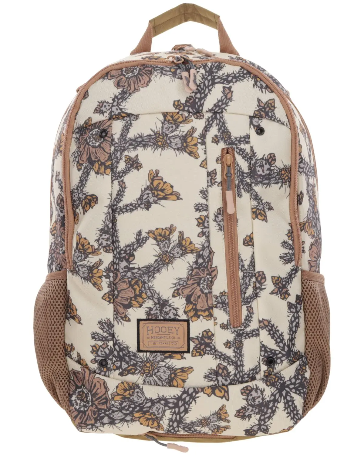 Hooey Unisex Rockstar Floral Print Backpack - Bp2602tnfl Hooey Unisex Rockstar Floral Print Backpack - Bp2602tnfl