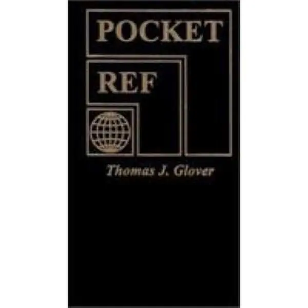 Used Pocket Ref Paperback Book by Thomas J. Glover - English Reading Materials, 0.74lb Compact Size Fits in Your Shirt Pocket, Perfect Gift for Craftsmen