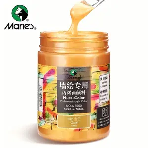 Marie‘s Acrylic Paint 500ml – High Pigment Multi-Surface Paint for Wall Canvas Wood Ceramic Fabric Art Supplies
