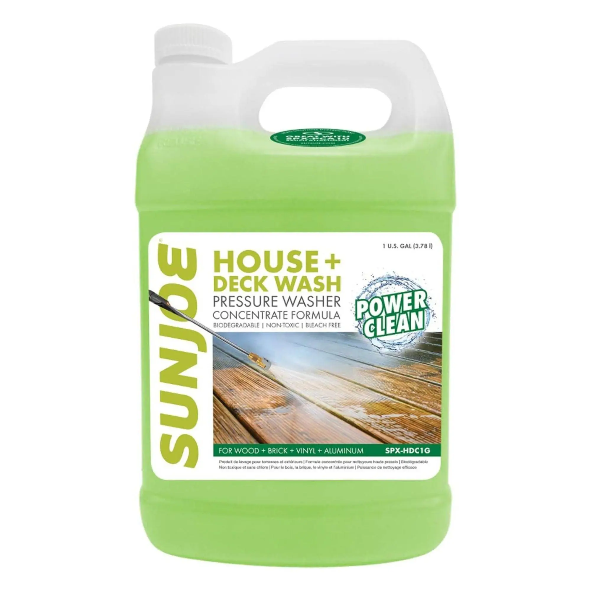 Sun Joe SPX-HDC1G House & Deck All-Purpose Pressure Washer Concentrated Cleaner Sun Joe SPX-HDC1G House & Deck All-Purpose Pressure Washer Concentrated Cleaner