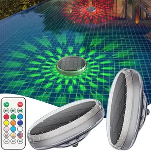 Underwater Pool Light with Remote Control, 9 Pure Color & 3 Models Color Changing Underwater Pool Light, Decorative Light for Party, Wedding, Festival, Led Lights, Outdoor Lights Waterproof