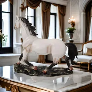 1pc, Vintage Horse Ornament, Cute Horse Design, Resin Craft Statue, Collectible Room Decor, Indoor Decor, Home Decor Accessory, Tabletop Display, Home Living Room Decor, Bedroom Decor, Study Decor, Office Desk Decor, Perfect Gift