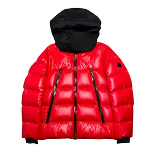 Moncler Zubair Down Jacket Red Black