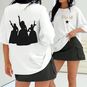 Rise Up Shirt: Schuyler Sisters Work Tee, Hamilton Musical Gift - Double-sided printing