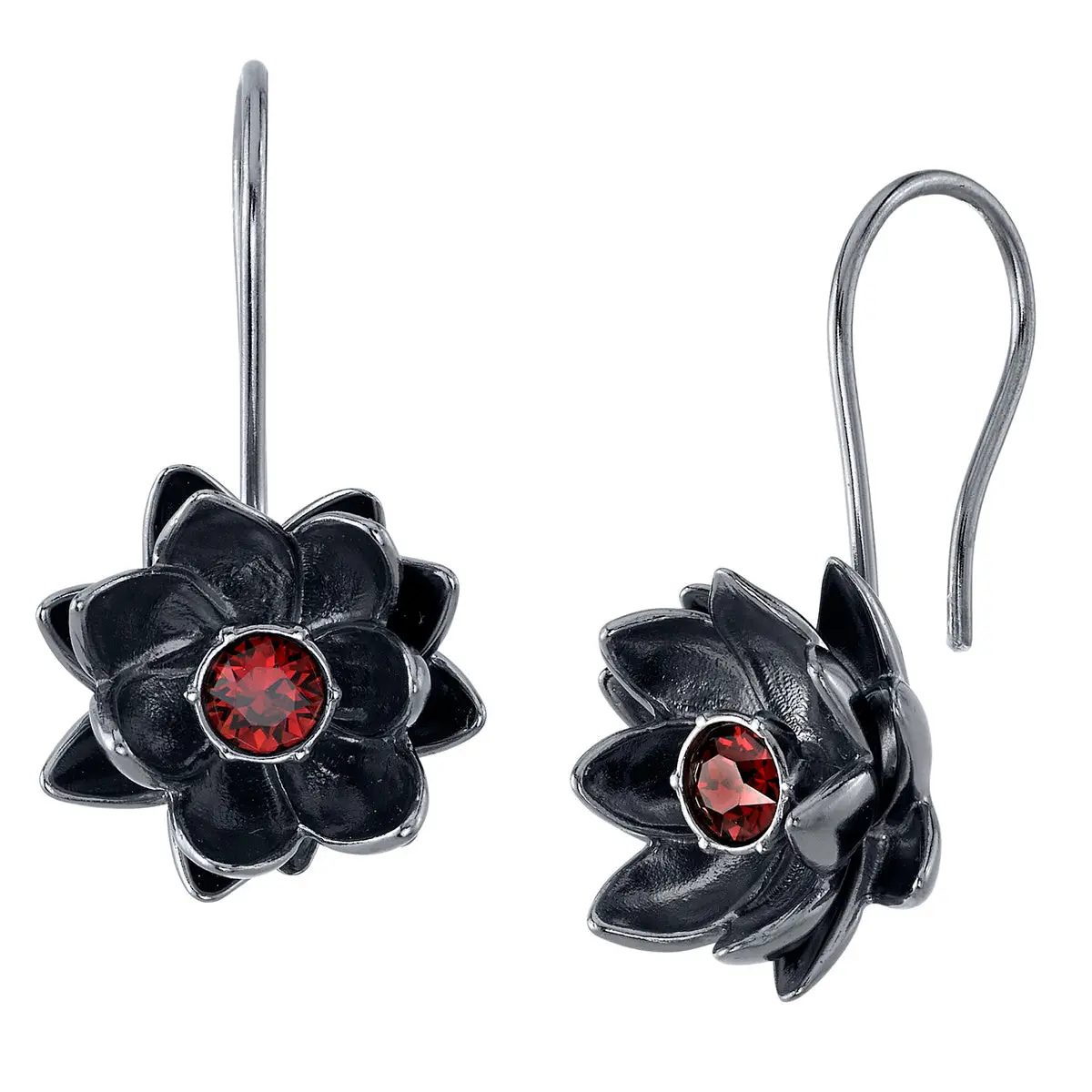 Magic: The Gathering x RockLove Black Lotus Non-Natural Crystal Earrings, Ear Accessories
