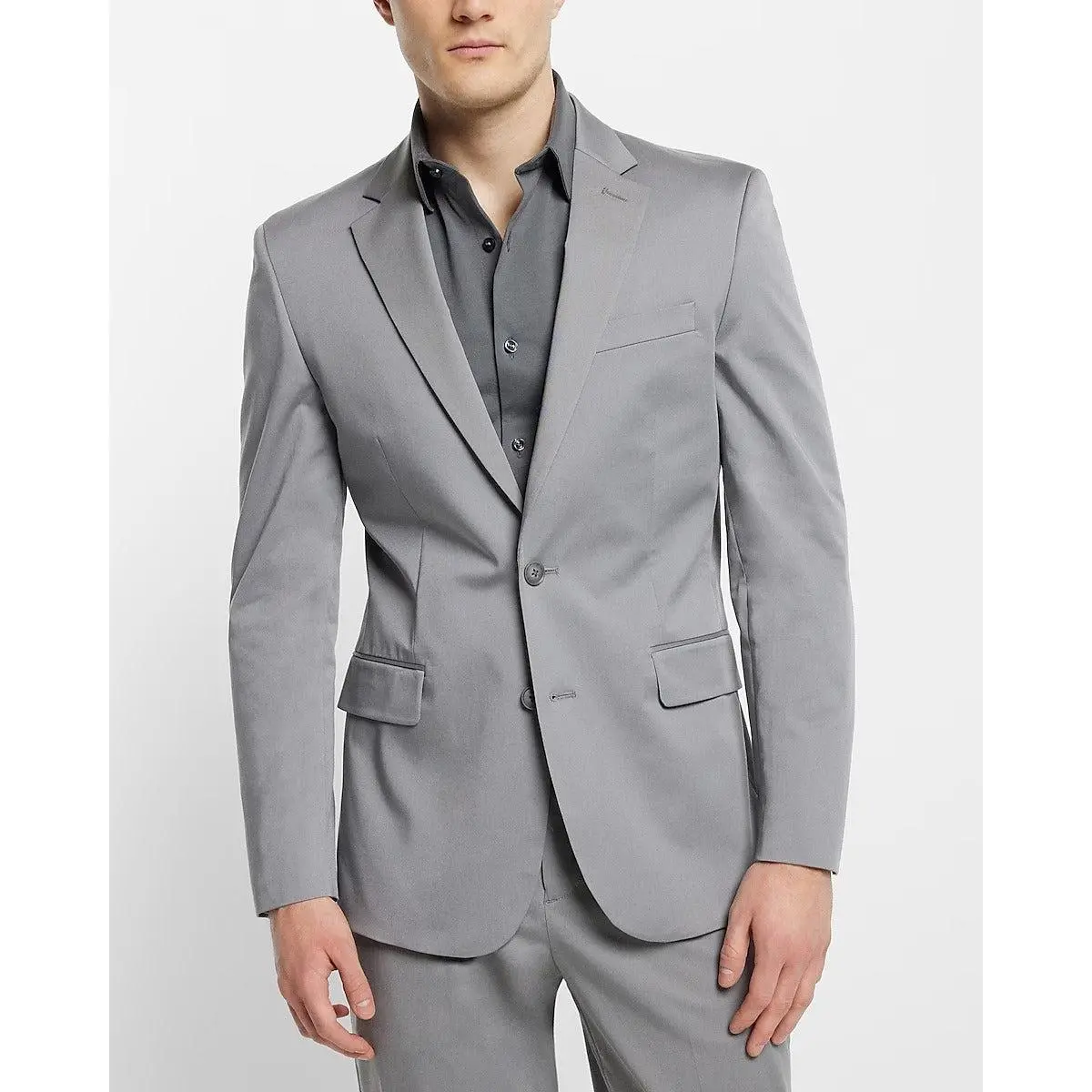 Mens Classic Grey Tuxedo Suit