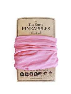 Pink Zebra Pineapple Headband