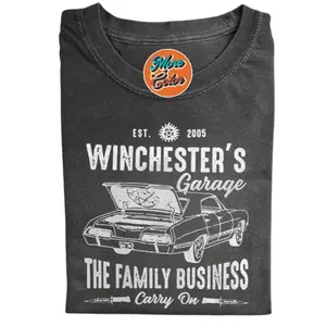 Supernatural Winchester Garage Carry On T-Shirt, Cotton Casual Tee, Gift For Men, Gift For Women, Crewneck Tshirt, Trending T-shirt