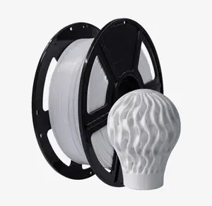 Flashforge White  PETG  Filament 1.75mm White, 3D Printer Filament 1kg (2.2lbs) Spool, Dimensional Accuracy +/- 0.02mm, 3D Printing Filament for Various Mechanical Parts, Waterproof Parts