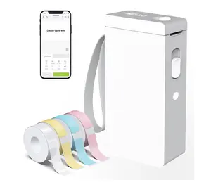 Nelko P22 Bluetooth Label Printer with 100pc Roll and 3 180pc