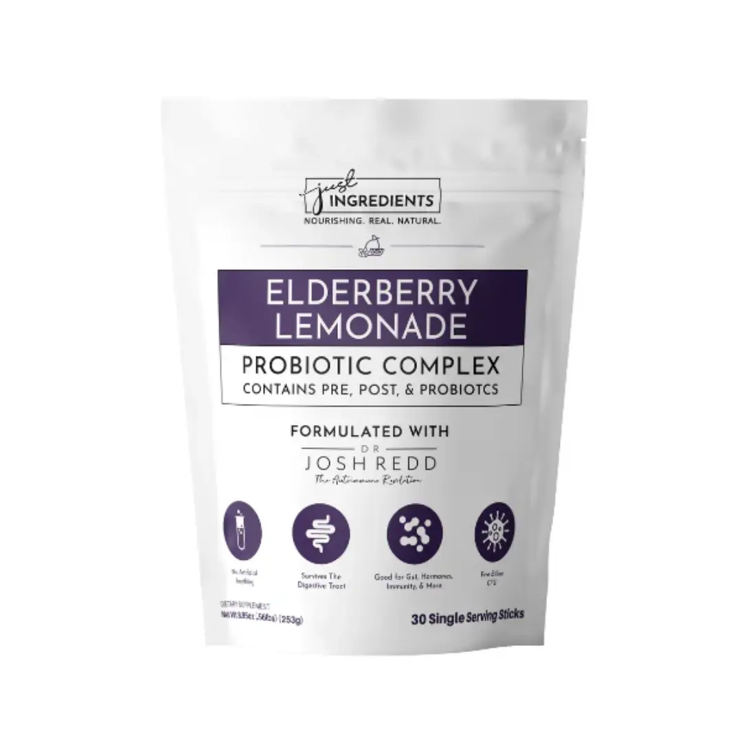 Just Ingredients Elderberry Lemonade Probiotic Complex