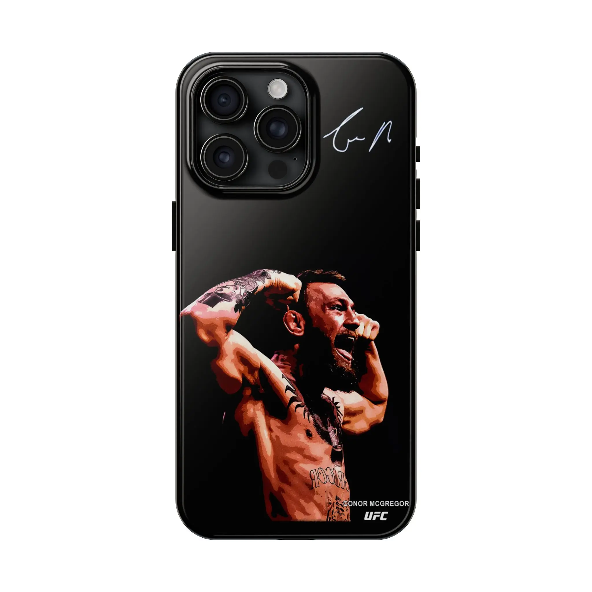 [Magnetic Design] UFC Fighters Collection Signature iPhone 17 Air Pro Max Phone Case, Shockproof Protection Phone Accessory with Camera Protector, Championship Fight Night Cover, Accessories