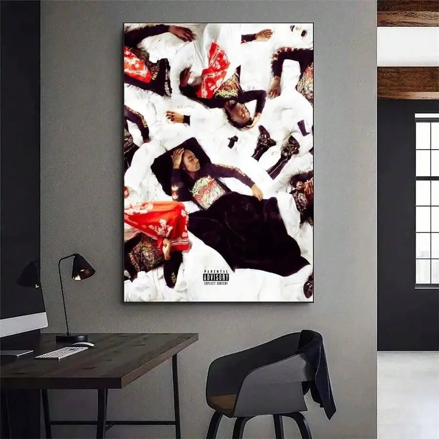 1pc OsamaSon Still Slime Poster Canvas Painting Modern Home Living Room Bedroom Bathroom Wall Decoration Wall Art Gift Artwork Artistic French Print