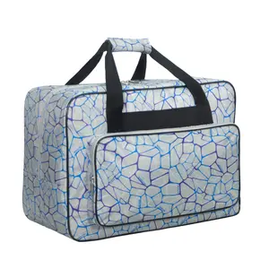 [Purple] Travel Storage Box Bag, Suitable carry on luggage for Sewing Machine Storage,travel bags forwoman man organizer for luggage weekend traveling,Universal Handbag Storage Bag with Pockets and Handles