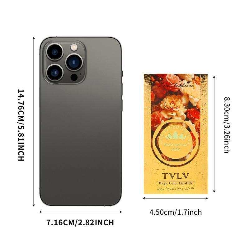 Petals Flowers Jelly Color Changing Lip Balm, Jelly Flower Crystal Lipstick Set, Moisturizing Glossy Hypoallergenic Temperature-Changing Tinted Lip Balm, Magic Color Changing Lip Gloss for All Skin Types Including Sensitive Skin, Sensitive