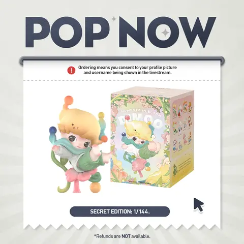 [POP NOW]DIMOO Moments in Bloom Series Figures Blind Box POP MART