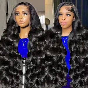 28 Inch 13x6 Lace Front Wigs Human Hair Wig 180% Density Body Wave Lace Front Wigs Human Hair Pre Plucked Glueless Wigs 13x6 HD Lace Frontal Wigs for Women Glueless Wigs Human Hair Pre Plucked