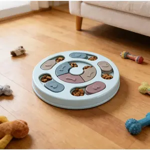 Dog IQ Puzzle Treat Toy - Mental Enrichment & Interactive Food Toy for Training
