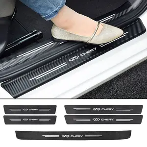 Car Door Edge Protector Carbon Fiber, Scratch-Resistant Transparent Film, Waterproof, Dirt-Proof, for Chery Tiggo 7 Pro, 8, 4, 5, 3, 2, T11, 5x, Amulet, Fora, Qq, Iq, Fulwin, Arrizo 5