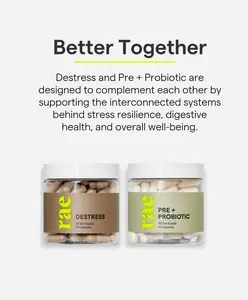 Better Together: Pre + Probiotic & DeStress