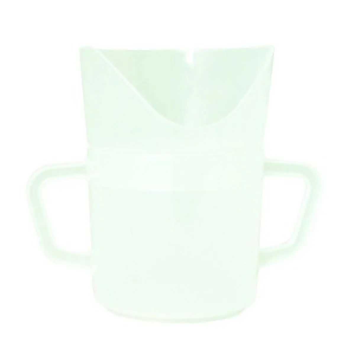 Fabrication Enterprises 60-1043 Plastic 8 oz Nosey 2-Handled Drink Cup