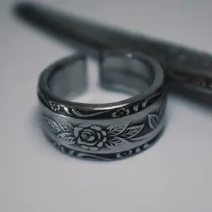 Dark Rose | Spoon Ring (Limited Collection) Handmade Jewelry