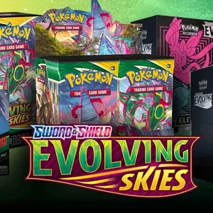 ( CHECK OUT OUR WEBSITE IN BIO FOR BETTER DEALS)  Evolving Skies  Pokémon Card Booster Pack