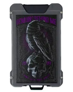 Raven Wallet w/Chain Clip & ID Holder (wallet chain sold separately)